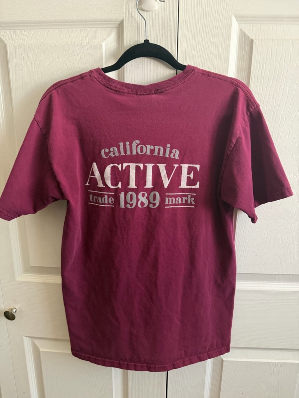5 for $25! Active Short Sleeve T‑Shirt in Deep Berry